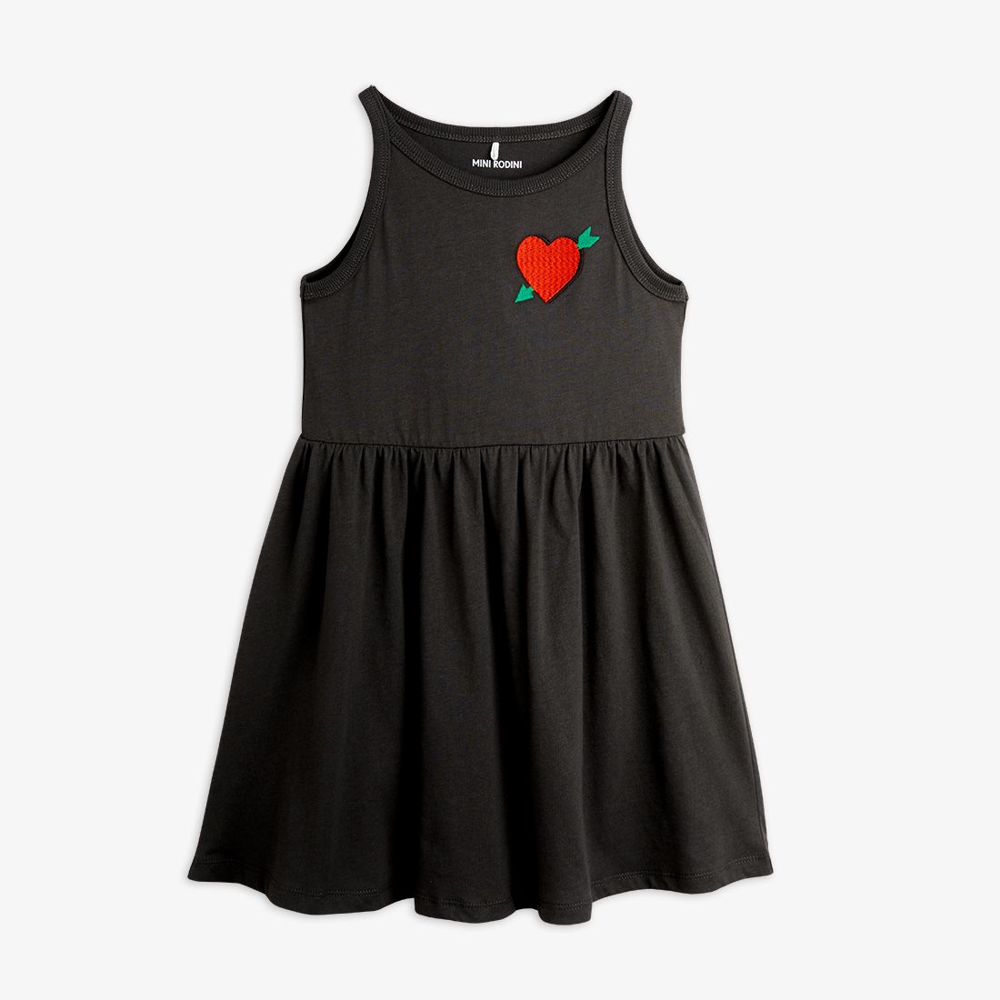 mini rodini heart dress mini rodini hearts woven dress green