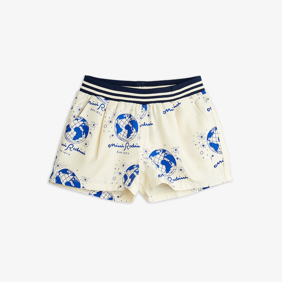 Society Woven Shorts-Mini Rodini SP26