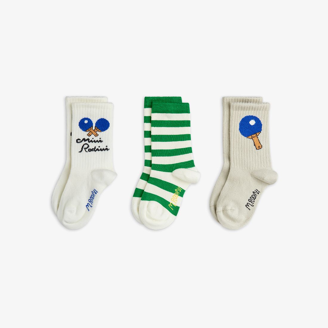 Table Tennis 3PK Sock -Mini Rodini SP26