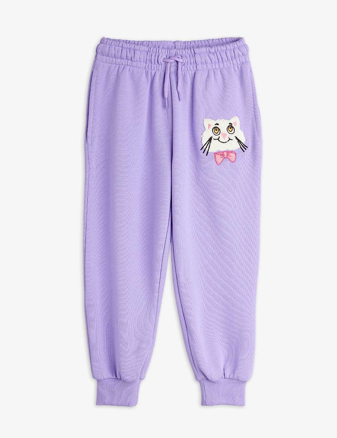 Cat Bow Sweatpant-Mini Rodini FW25