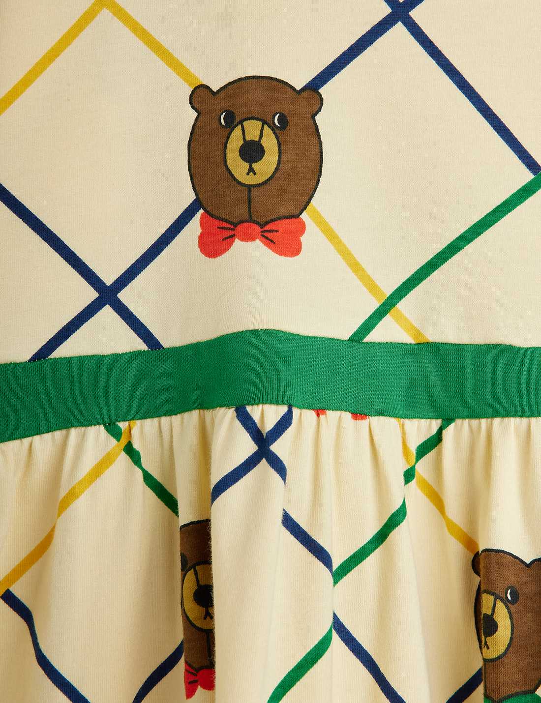 Bear Check Dress-Mini Rodini FW25