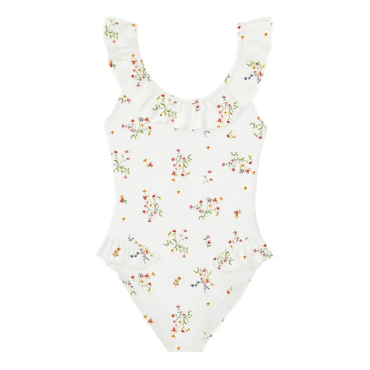 Giverny White Flower 1pc Swimsuit-Lison Paris ss24