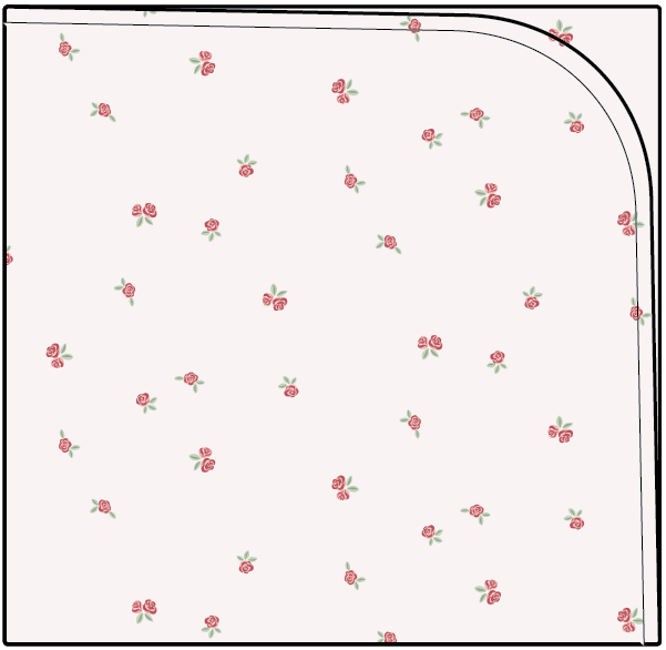 Knit Swaddle Rose Blanket - Blueberry Hill