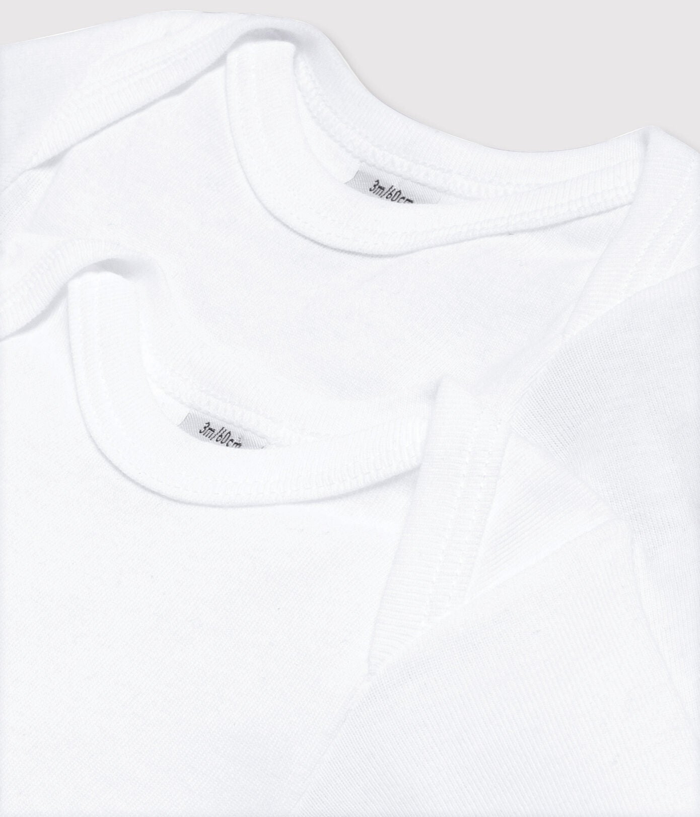 2 Pack SS Wrap Bodysuits - Petit Bateau