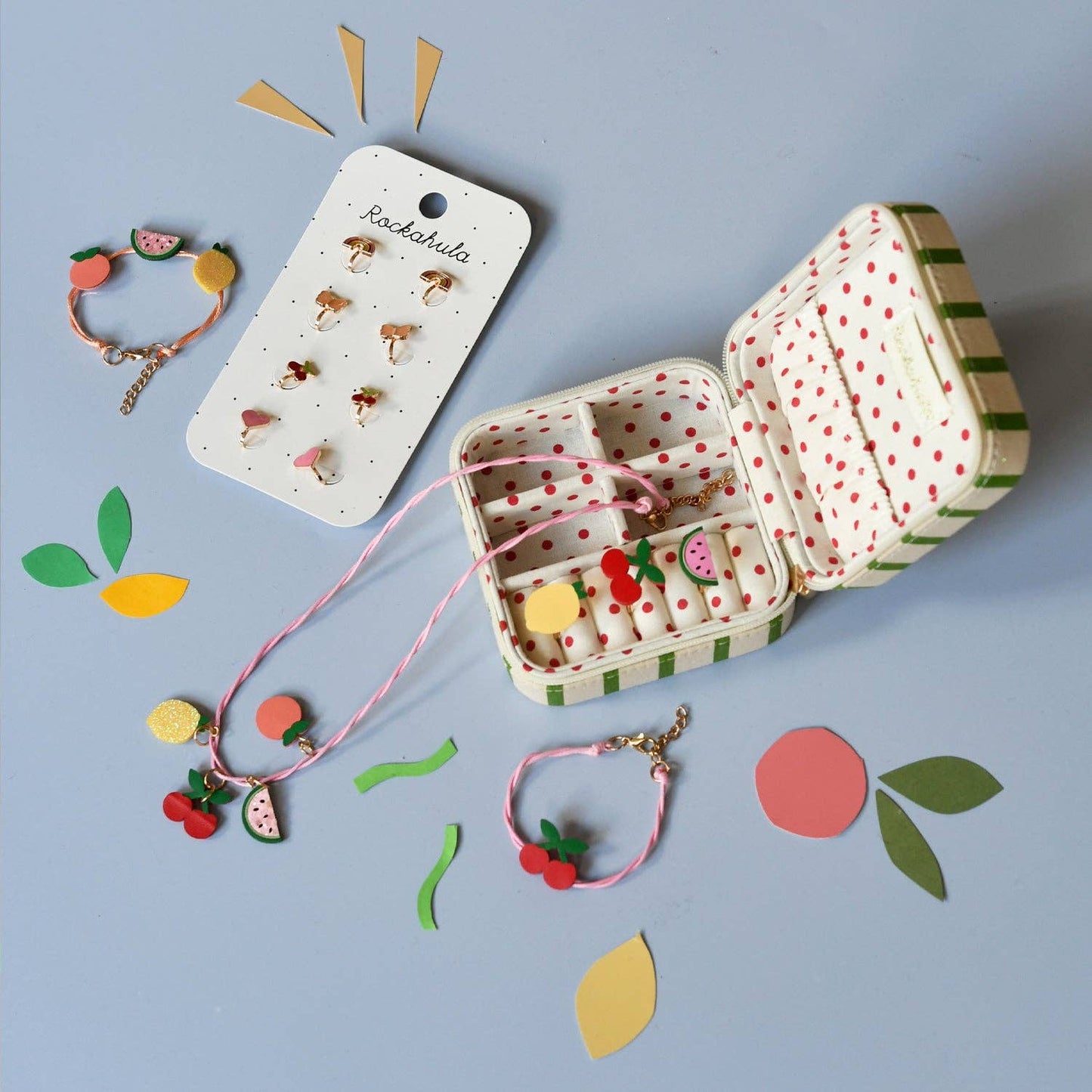 Tutti Fruity Square Jewellery Box