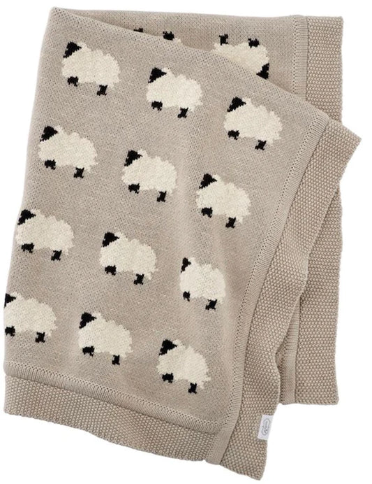 Jacquard Knit Baby Blanket - Viverano Organics