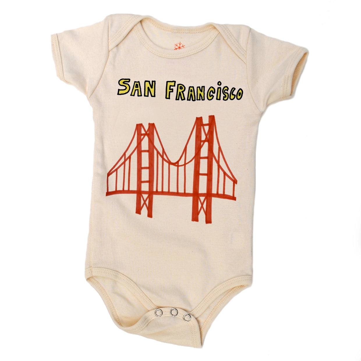 San Francisco GG Bridge Onesie - Orangeheat