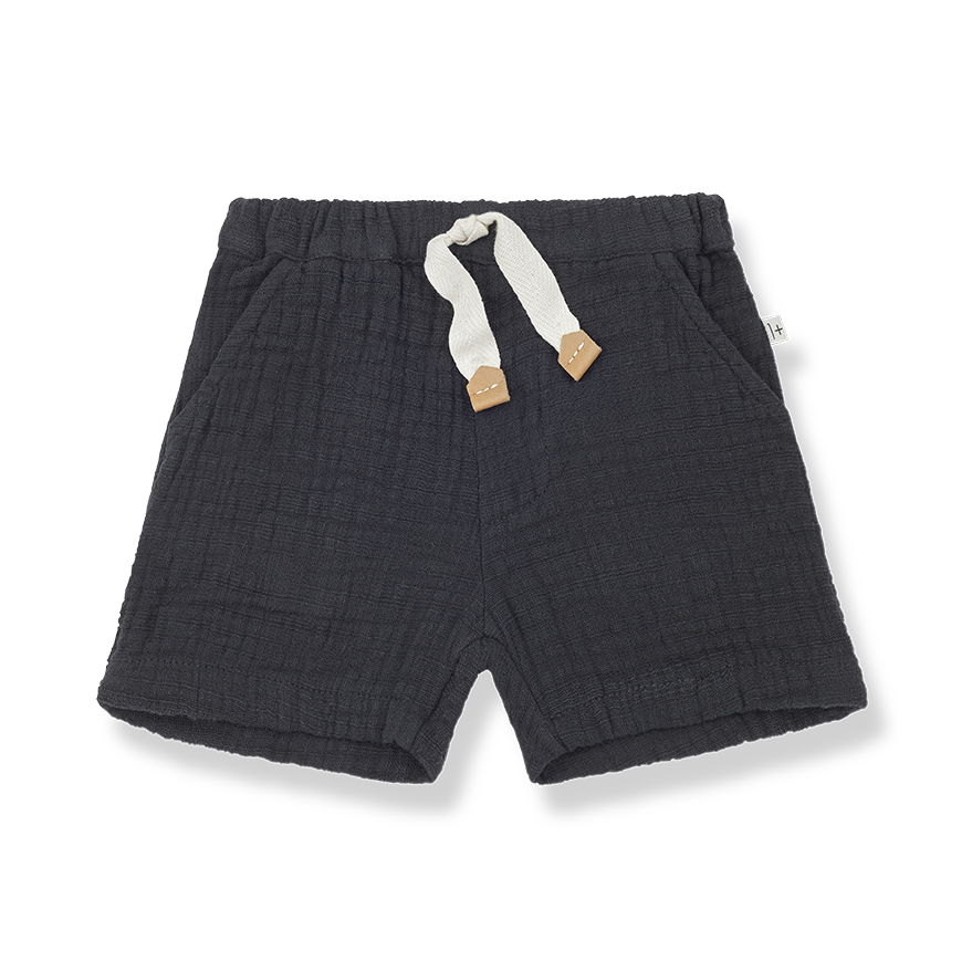 Anthracite Bermuda Shorts - One More in the Family SP24