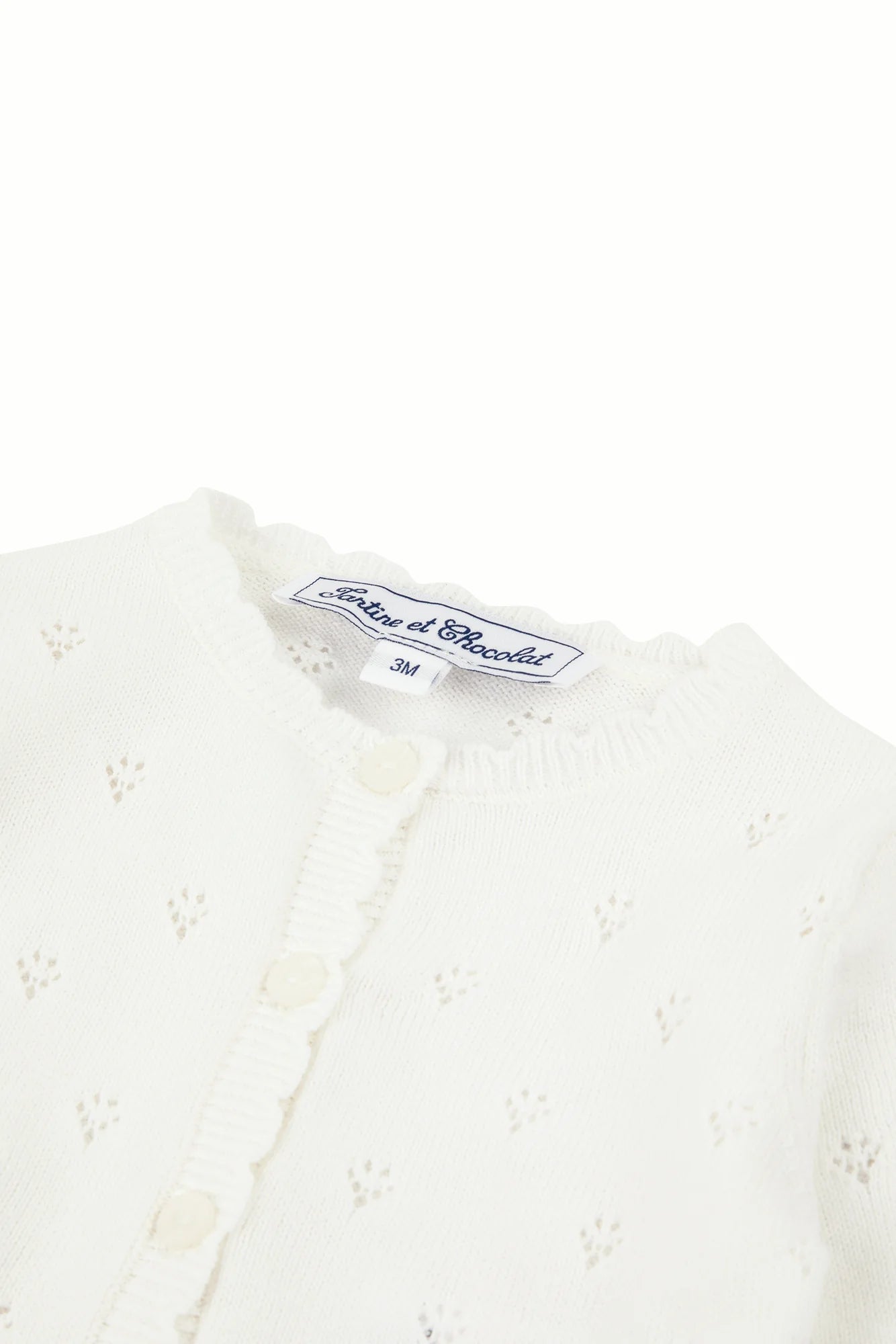 Openwork Cardigan-Tartine et Chocolat SP26