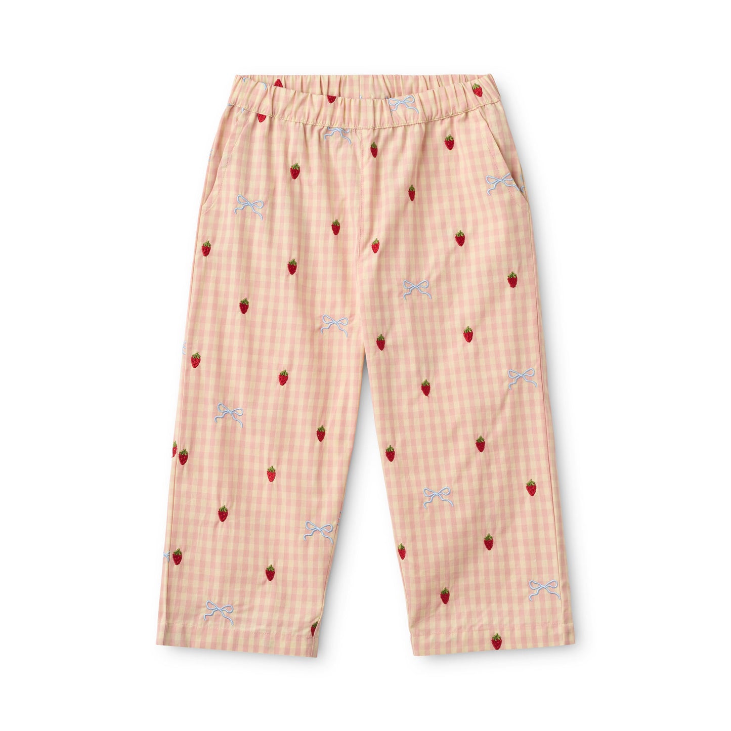 Dolly Gingham Bow Pant- Floss SP26