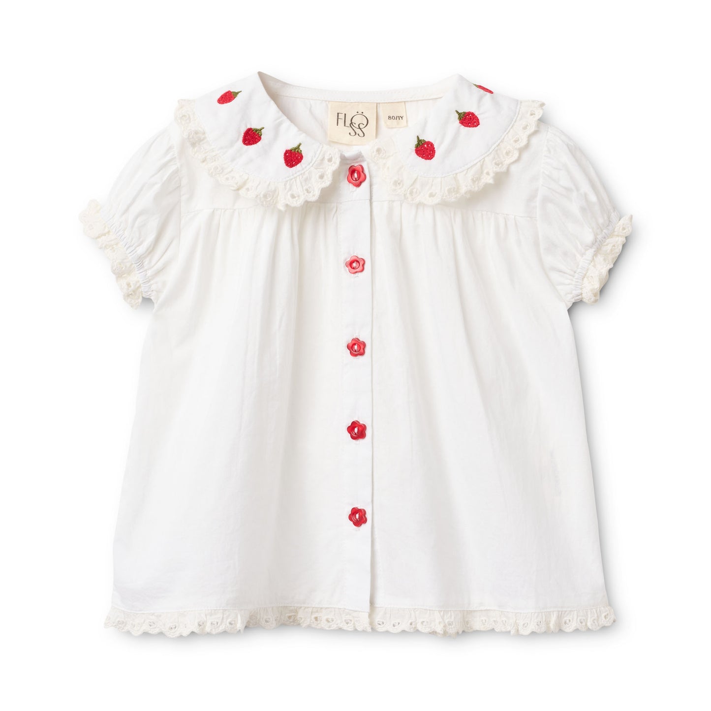 Aja SS Strawberry Blouse- Floss SP26