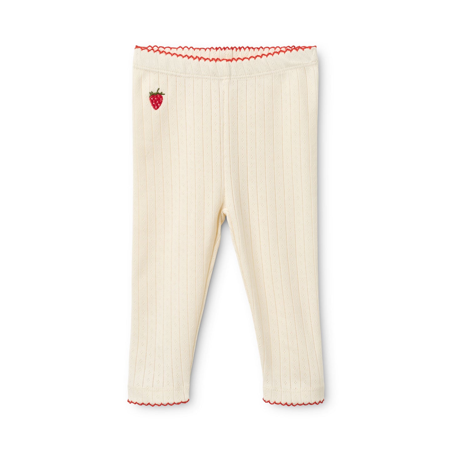 Flora Pointelle Strawberry Legging- Floss SP26