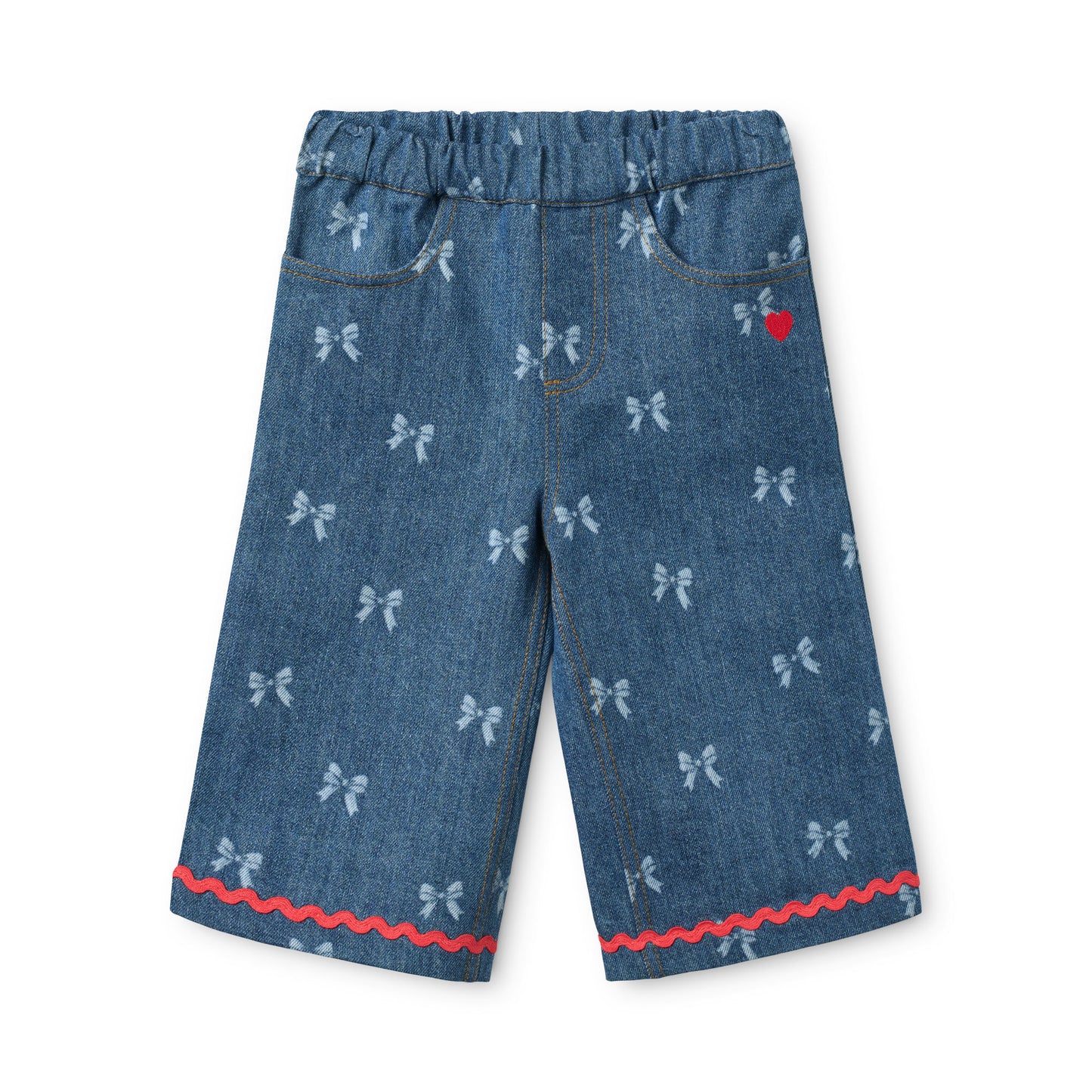 Eva Denim Bow Pant- Floss SP26