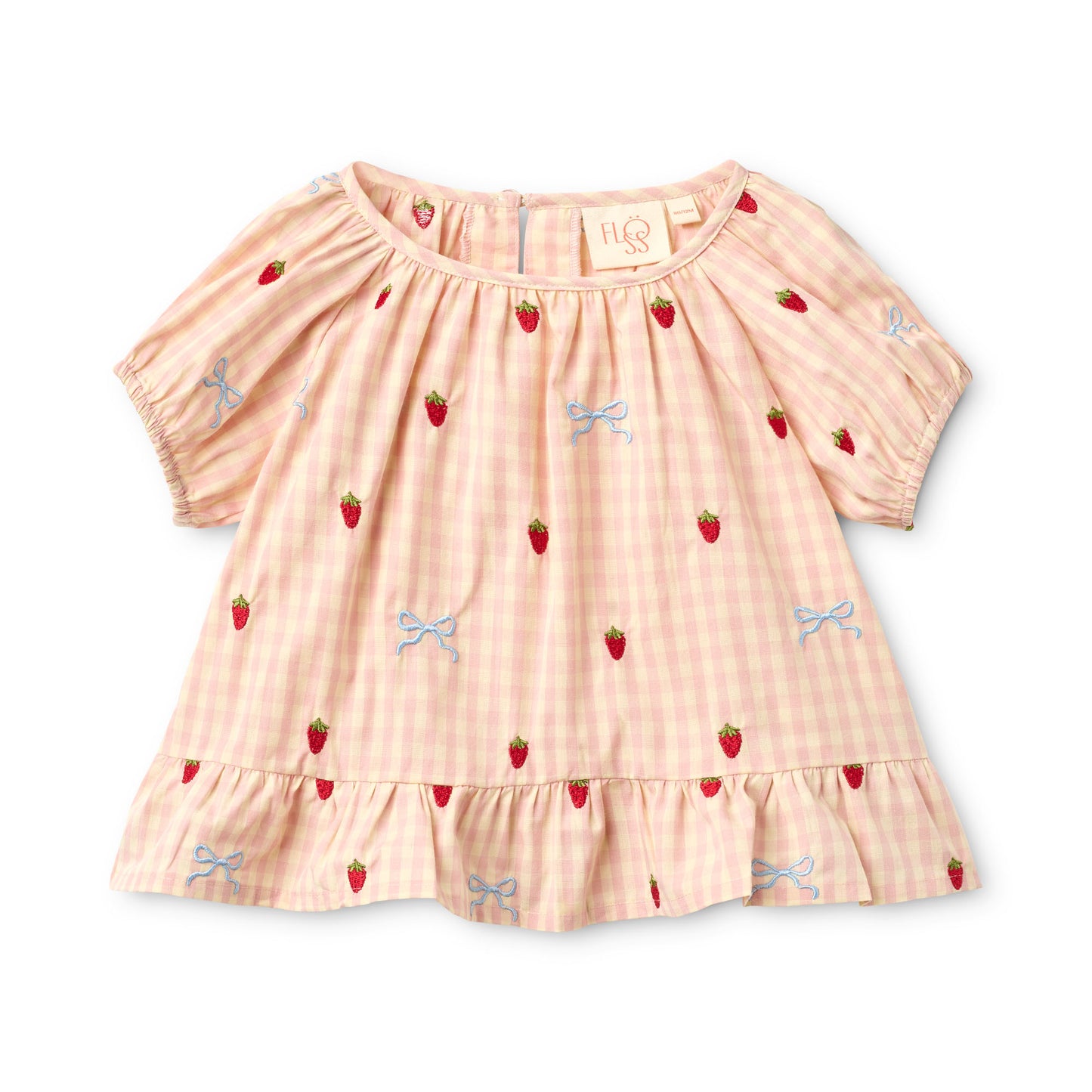 Dolly Gingham Bow Dress- Floss SP26
