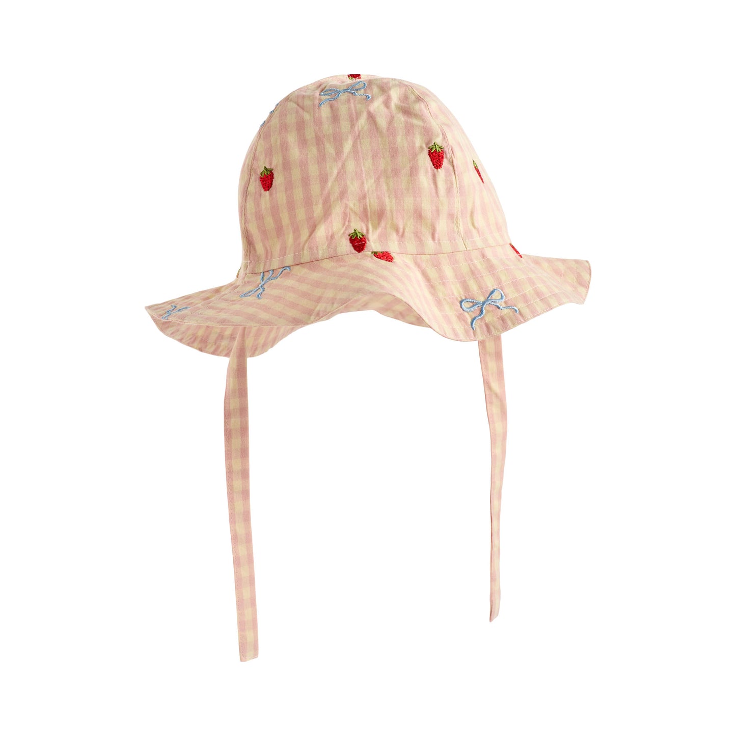 Dolly Gingham Bow Sunhat- Floss Sp26
