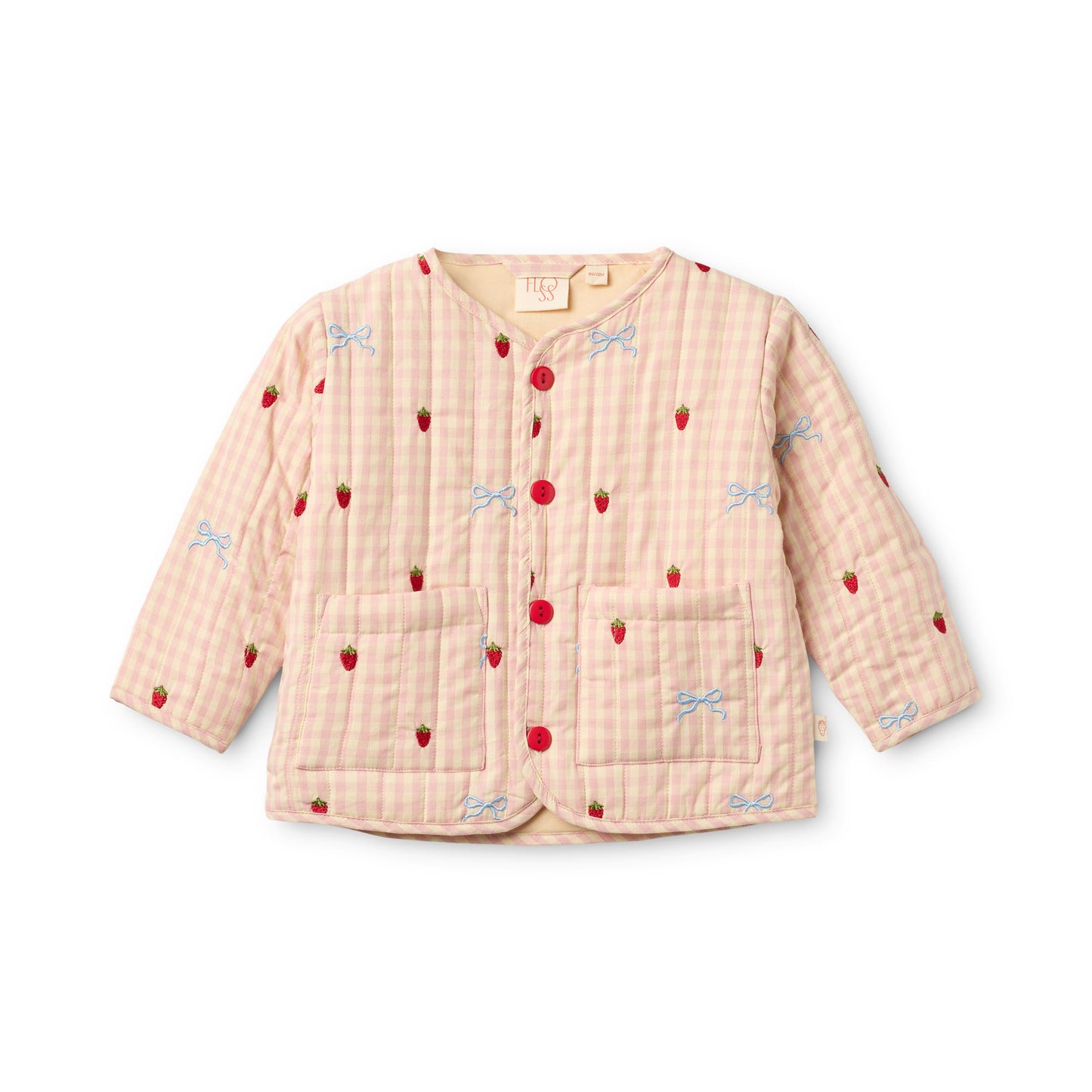 Dolly Gingham Bow Jacket- Floss SP26