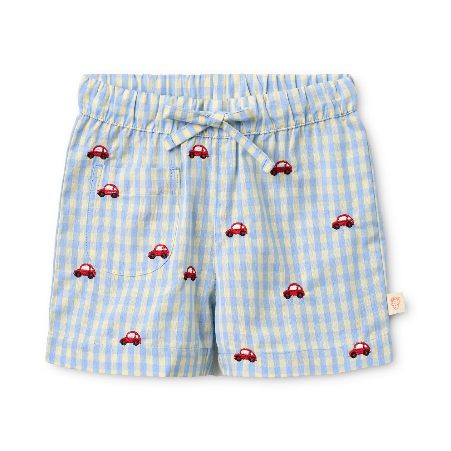 Albert Gingham Car Short- Floss SP26