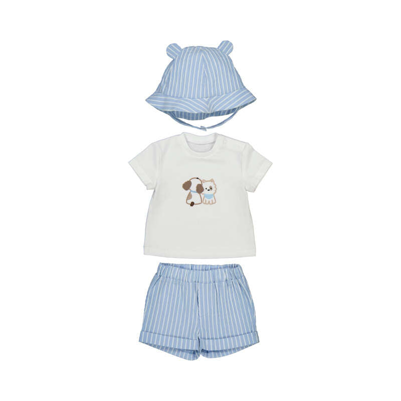 3pc Dog Seersucker Set- Mayoral SP26
