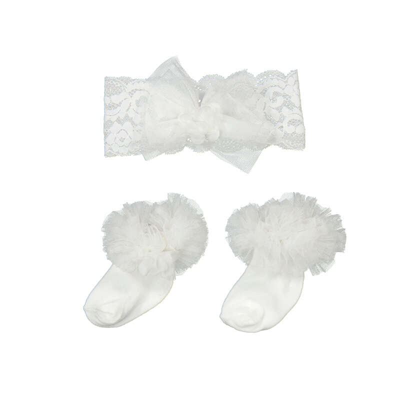 Lacy Headband/Sock Set-Mayoral Sp26
