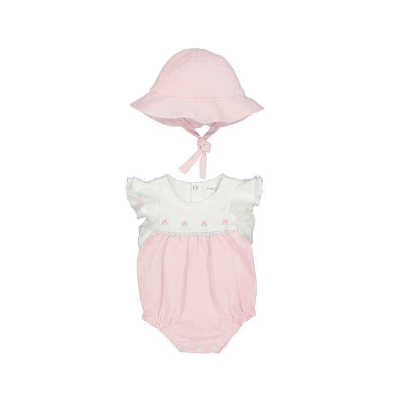 2pc Floral Bubble/Hat-Mayoral SP26