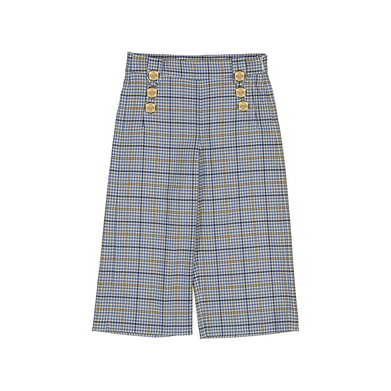 Plaid Wide Leg Pant-abel & lula FW25