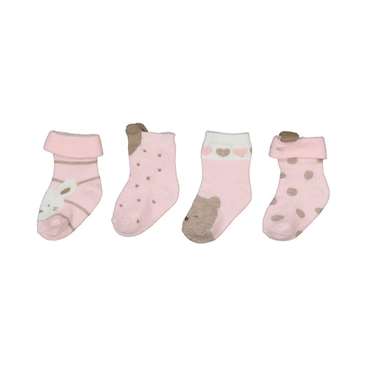 Pink Set of 4 Socks-Mayoral