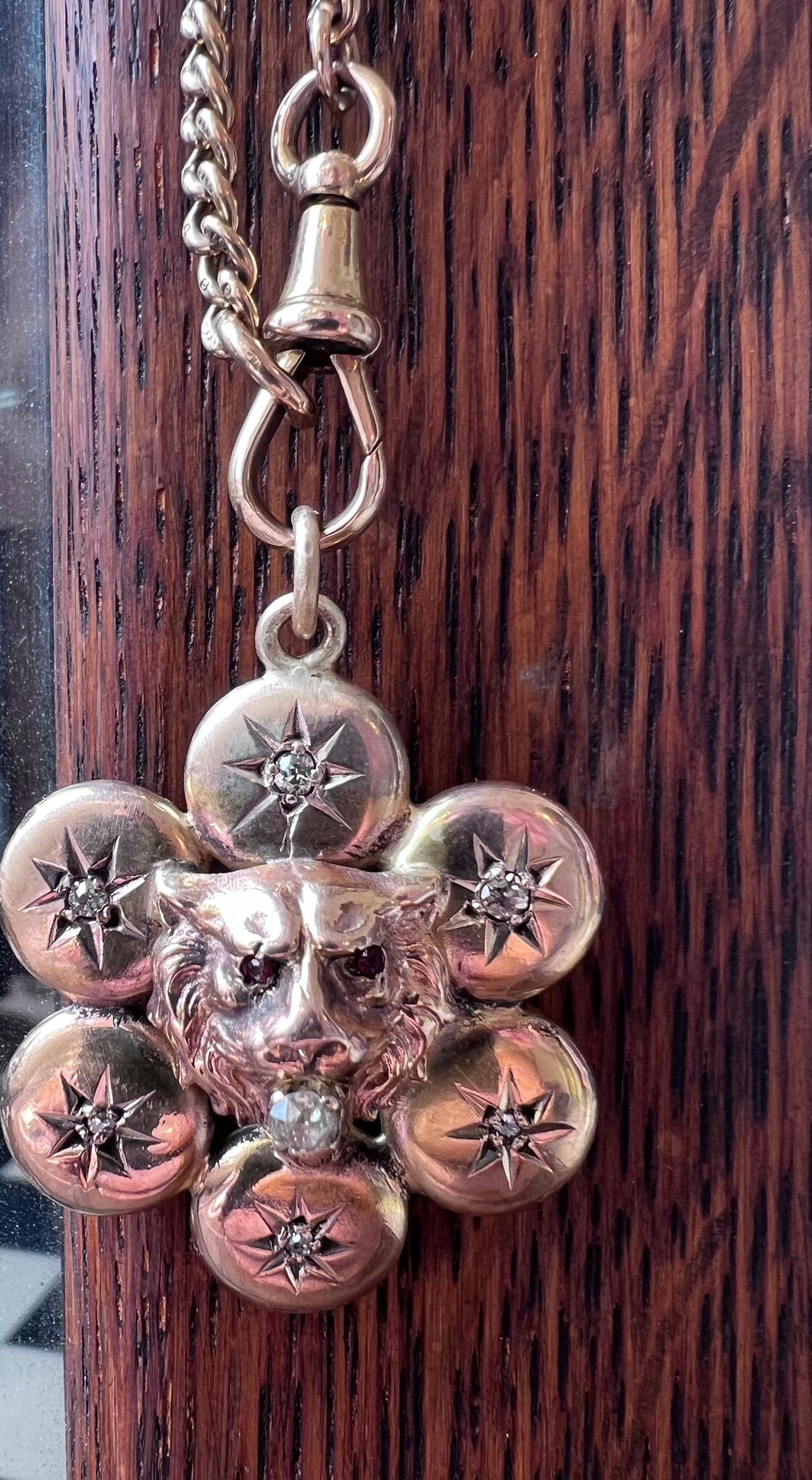 Victorian Lion's Head Pendant