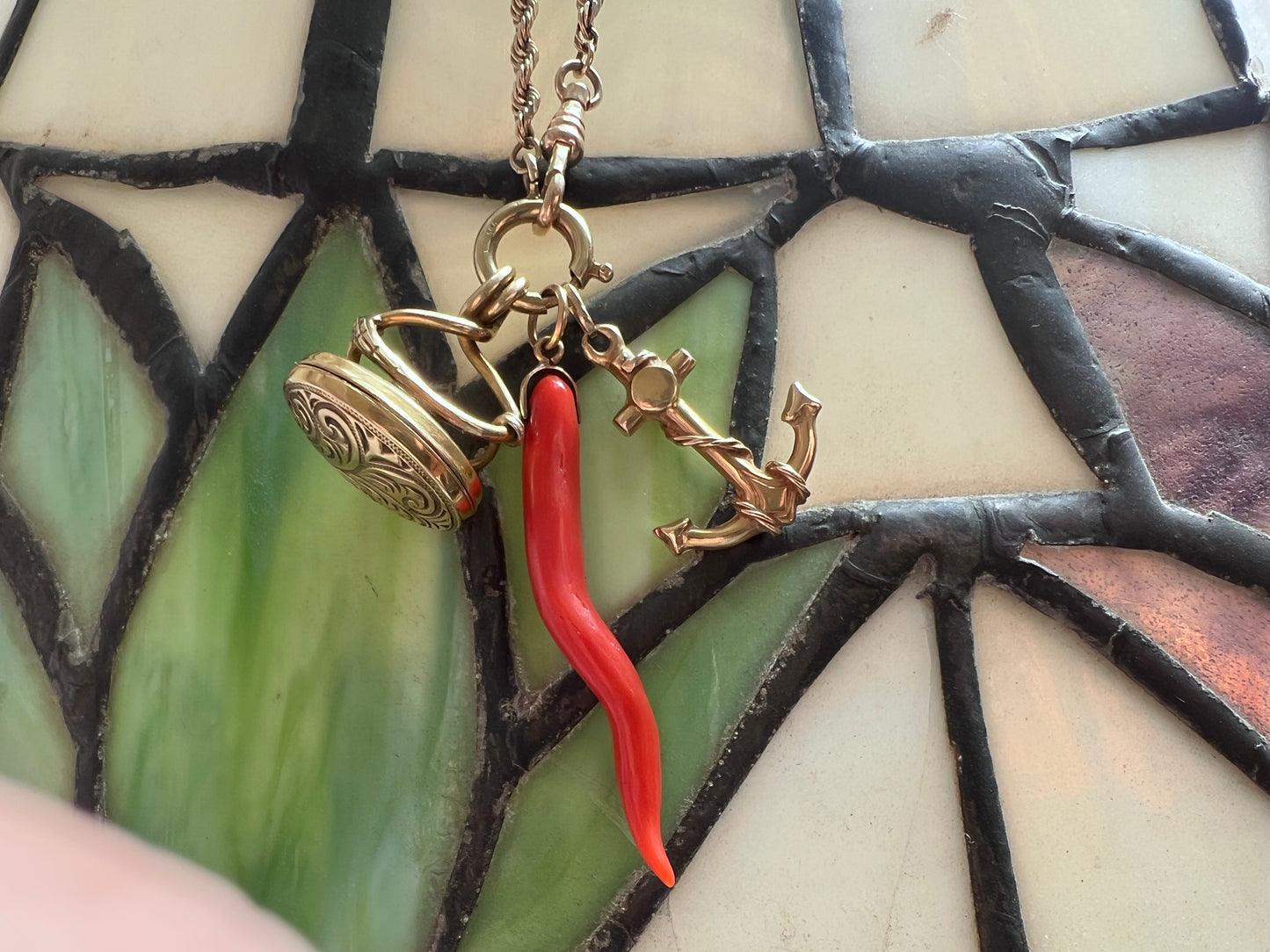 Vintage 14K Anchor Charm