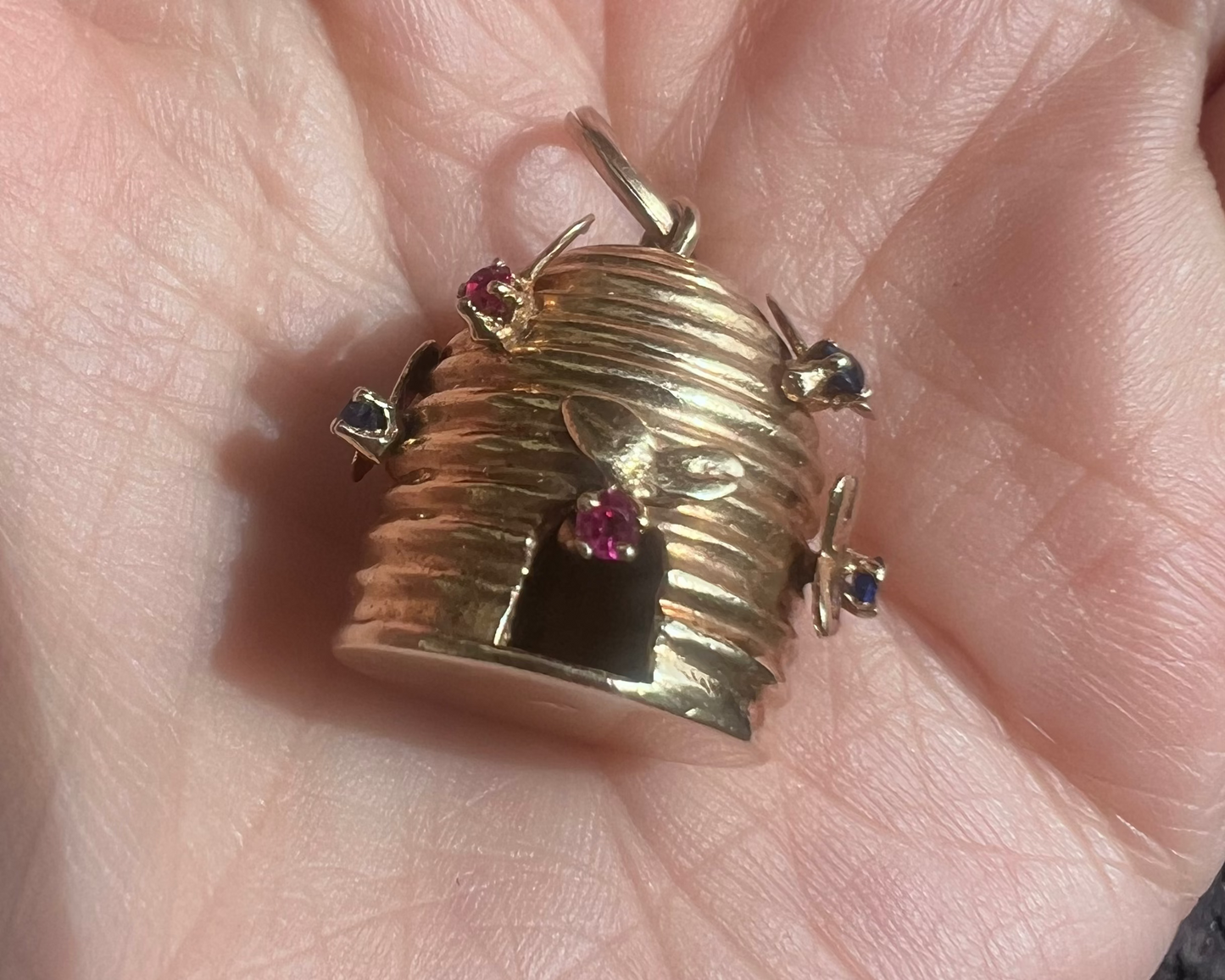 Vintage Figural Beehive Charm