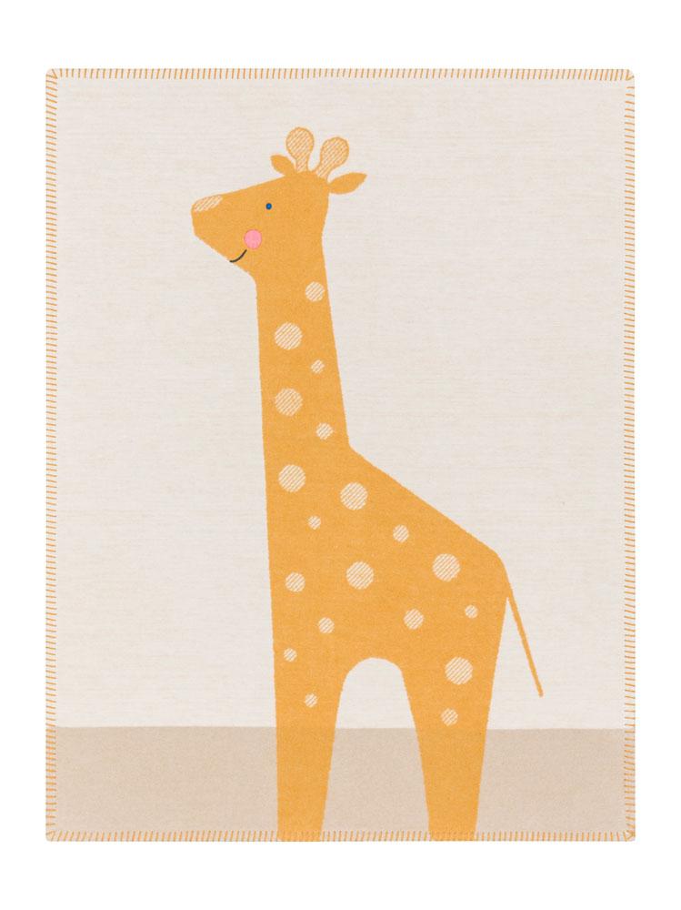Giraffe Emb Blanket - David Fussenegger