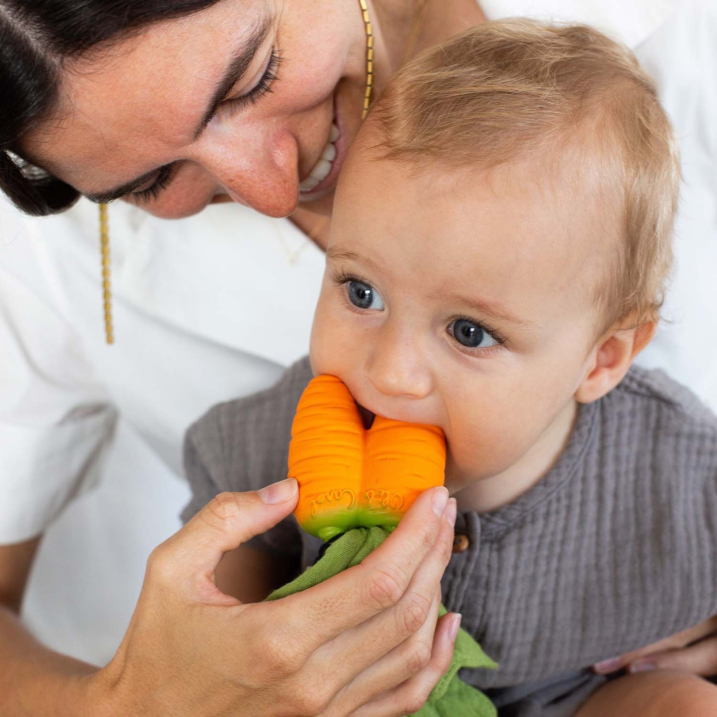 Cathy the Carrot Teether - Oli & Carol