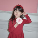 Velvet Bow Headband-Konges Slojd