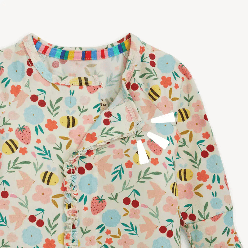 Honey Blossom Ruffle Coverall - Magnetic Me SP26