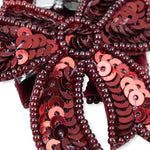 2pk Sequin Bow Hair Clip-Konges Slojd