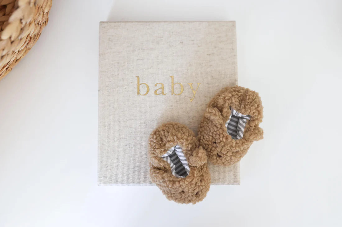 Sherpa Bear Booties - Alimrose