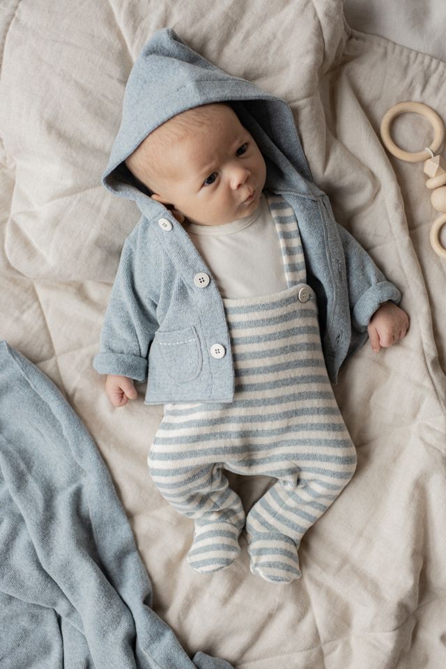 Francois Striped Footed Overall- One More in the Family FW25