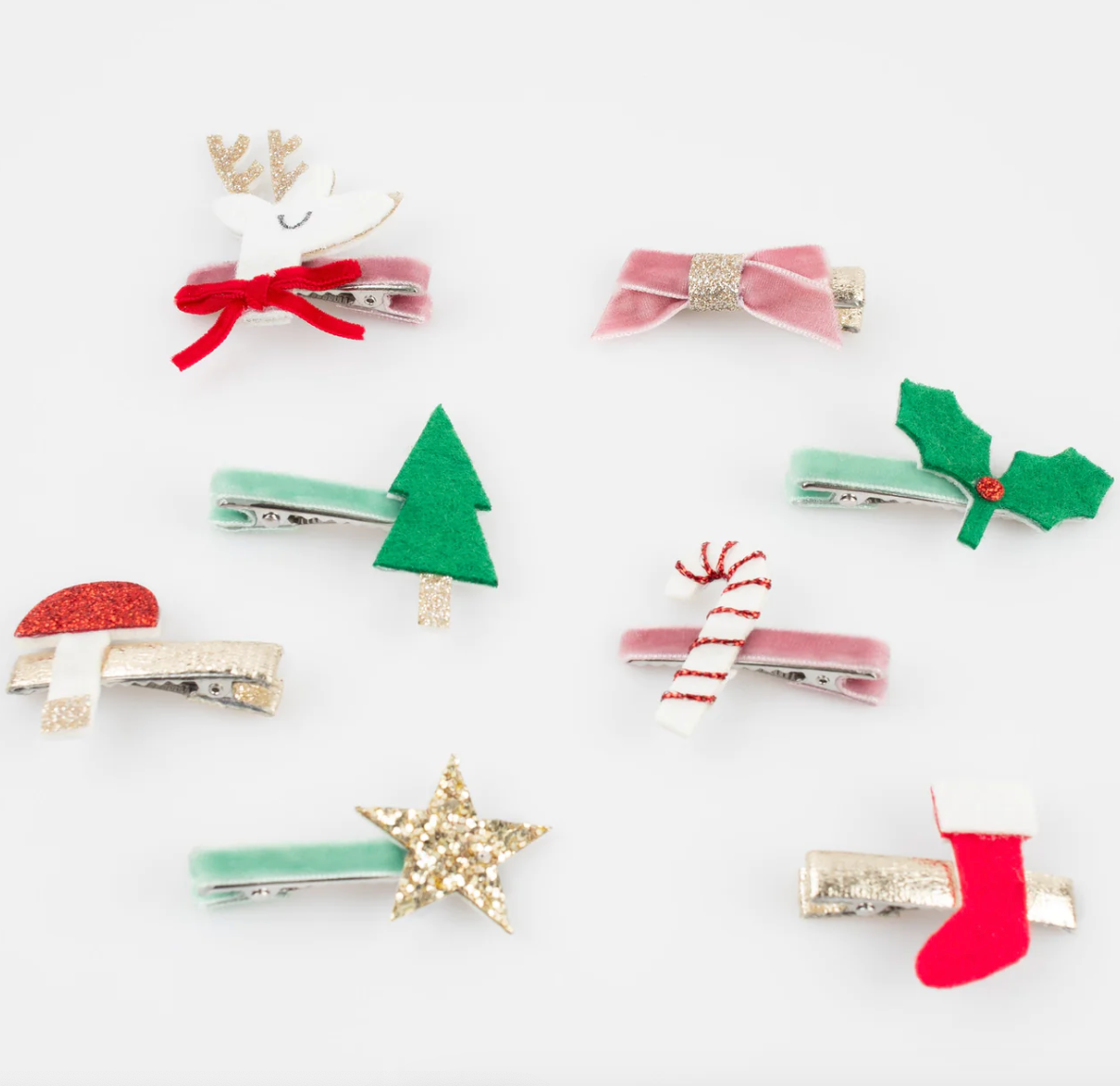 Jolly Christmas Hair Clips - Meri Meri