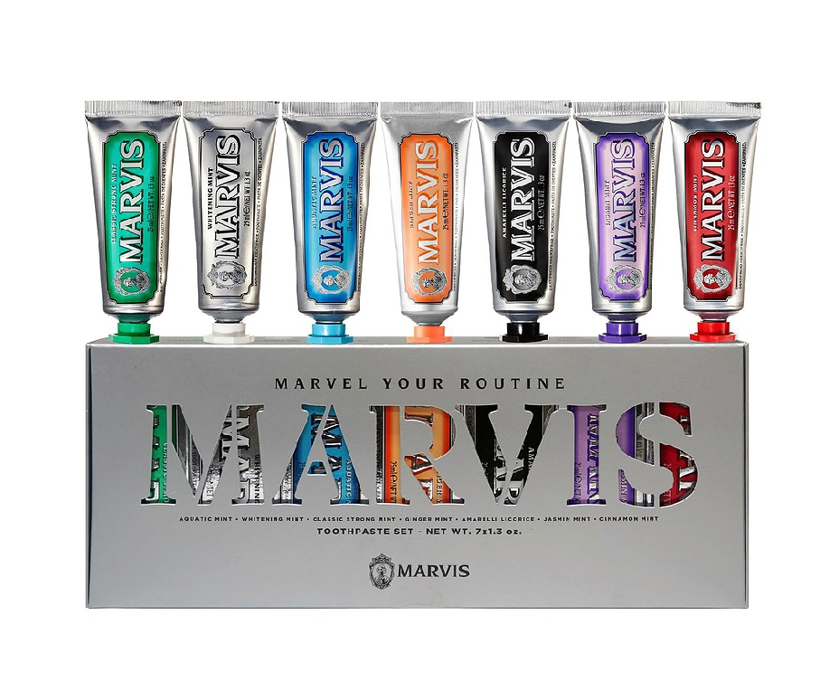 Mini Travel Set of Marvis Toothpastes
