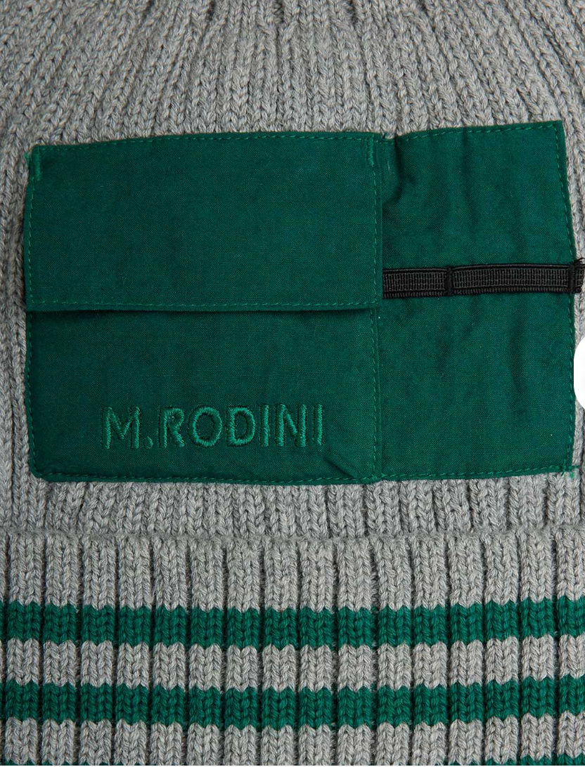 Knit Rib Fold Up Hat -Mini Rodini FW26