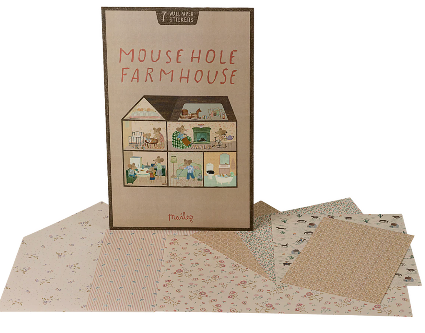 Wallpaper Mousehole Farmhouse - Maileg