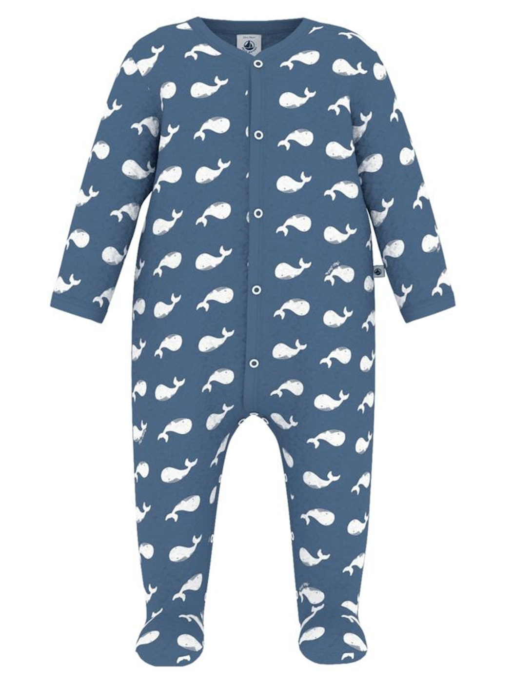Fleece Whale Footie - Petit Bateau FW26