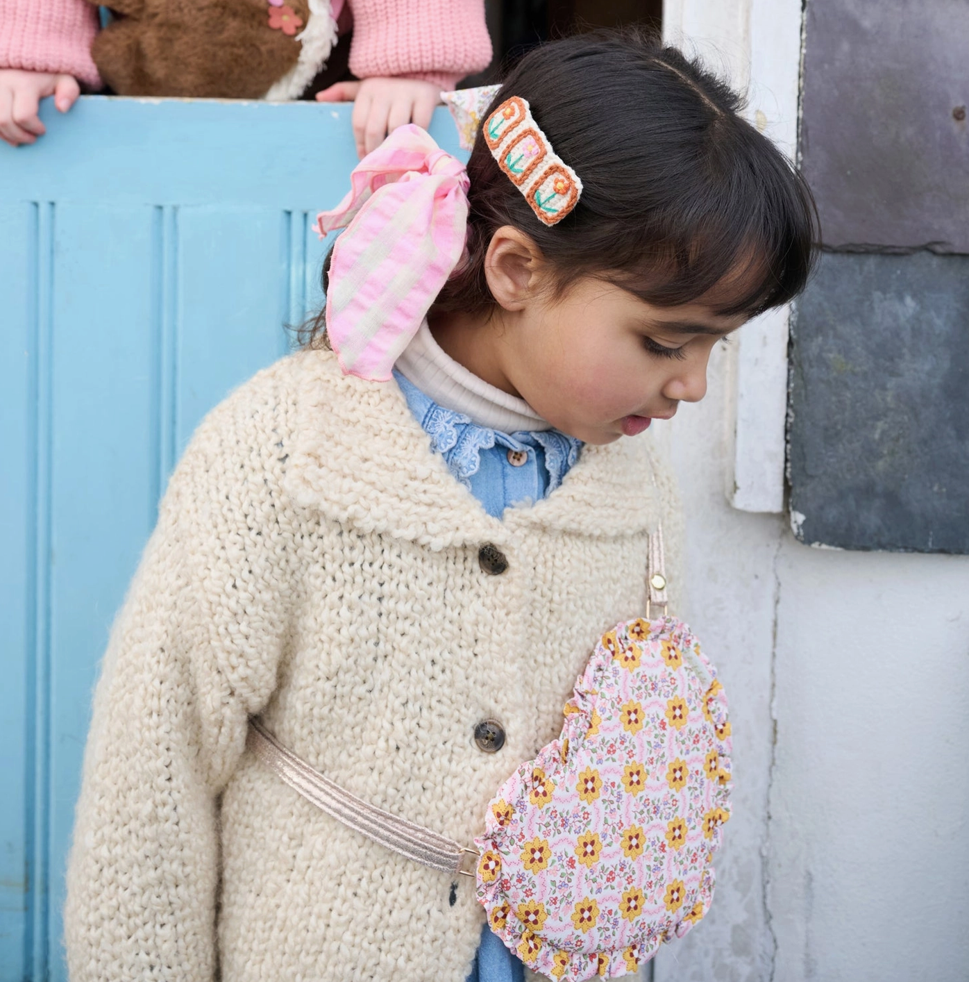 Cottage Floral Crochet Clip - Rockahula Kids