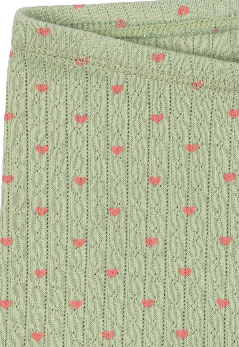 Minnie Pointelle Coeur Lint Legging - Konges Slojd FW26