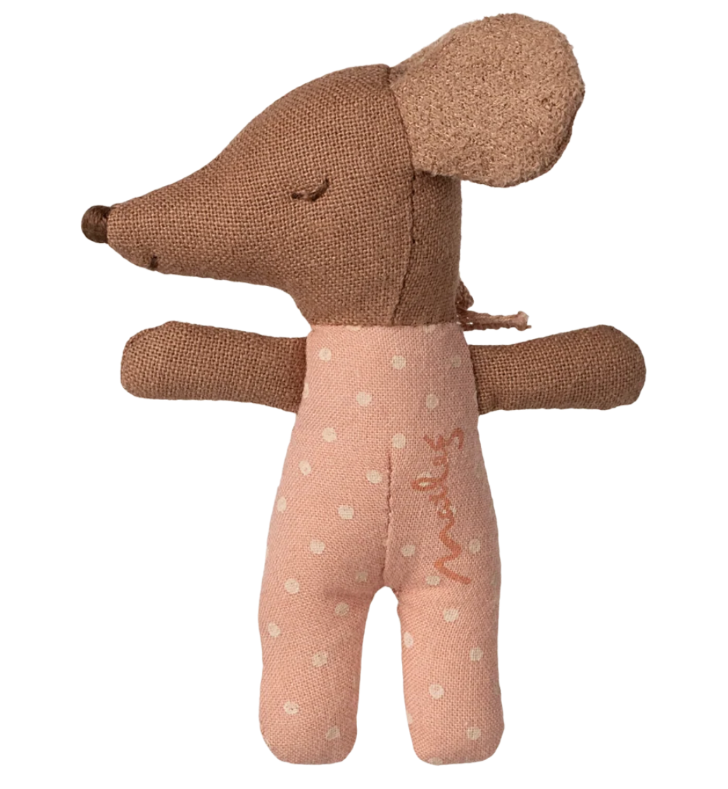 Sleepy Wakey Baby Mouse in Matchbox - Maileg
