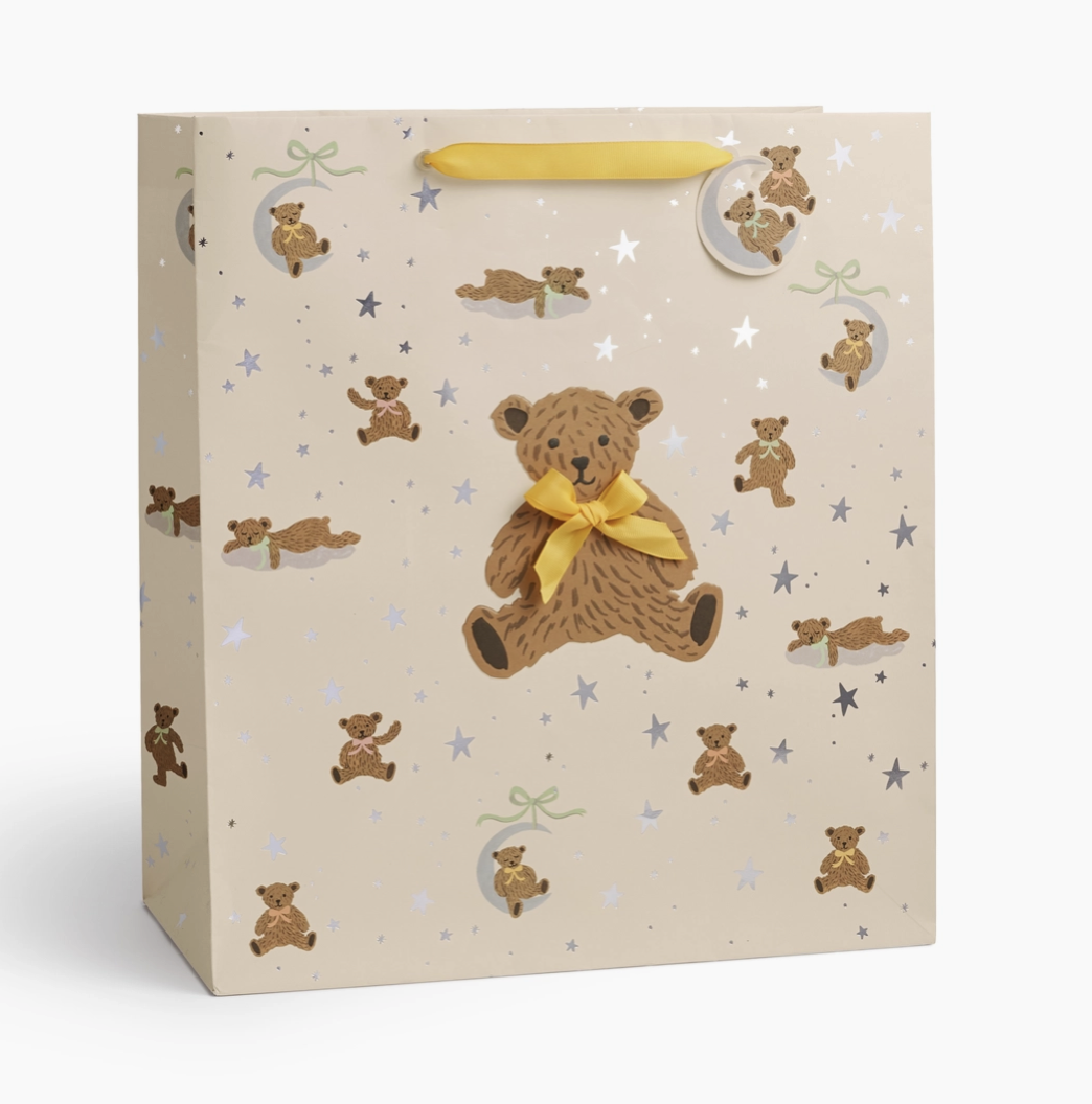 Sweet Little One Bear Gift Bag in Large - Rifle Paper Co.