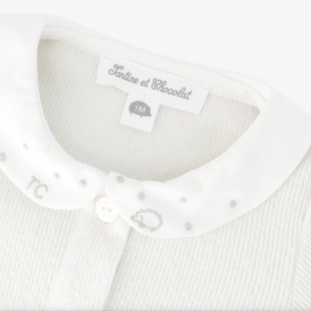 Peter Pan Ribbed Romper-Tartine et Chocolat FW26