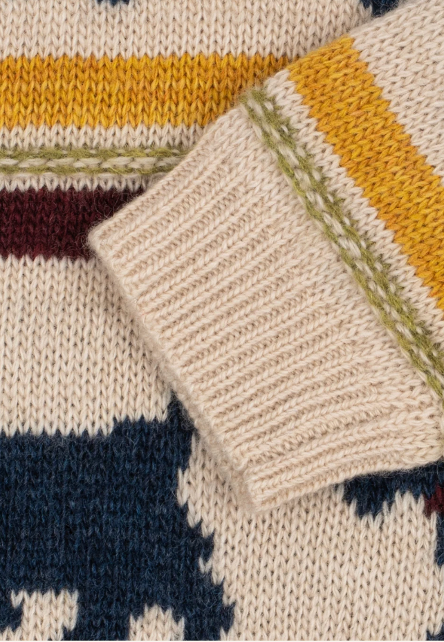 Belou Scottie Knit Sweater-Konges Slojd FW26