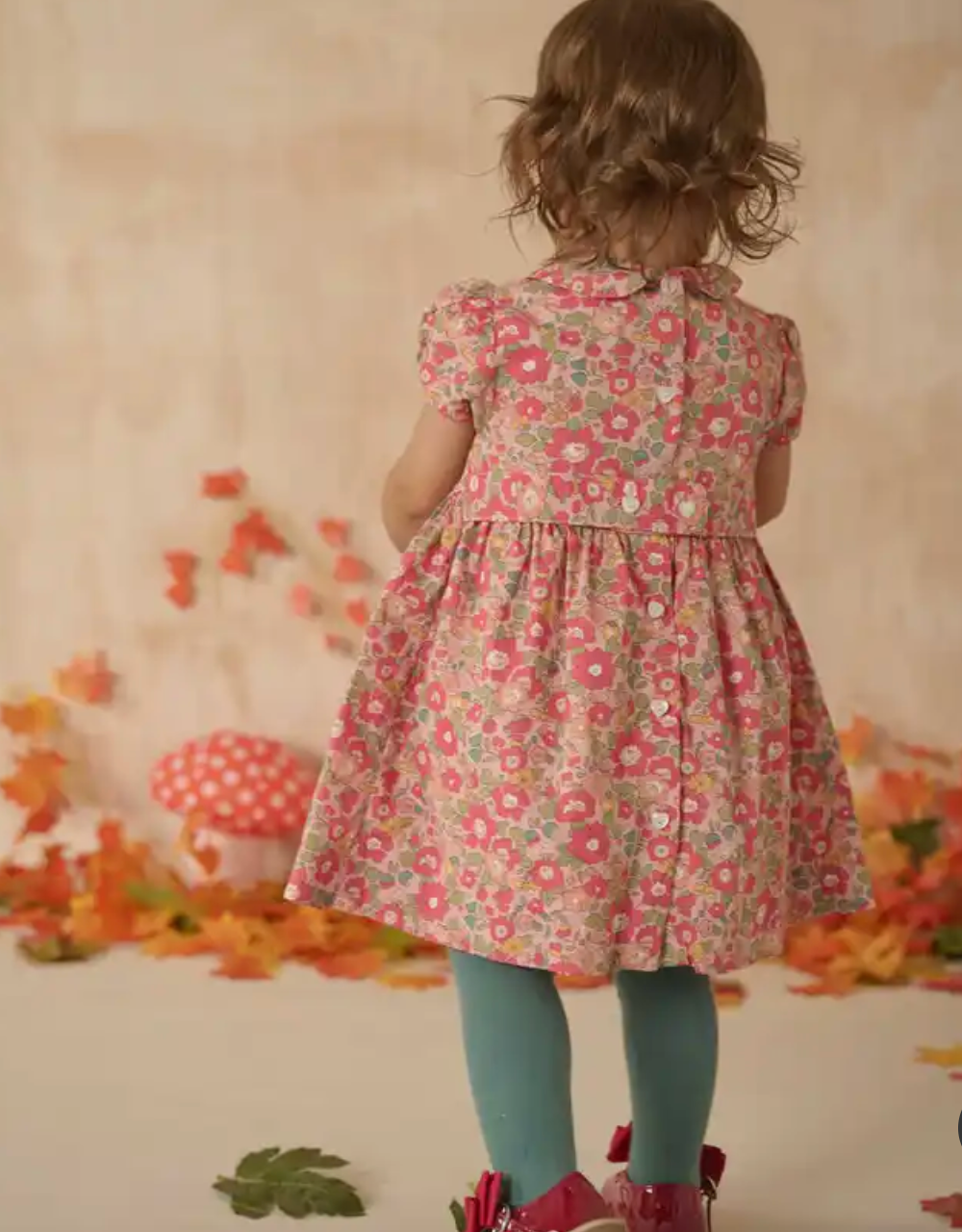 Emilina Pink Floral Smocked Dress - Question Everything FW26