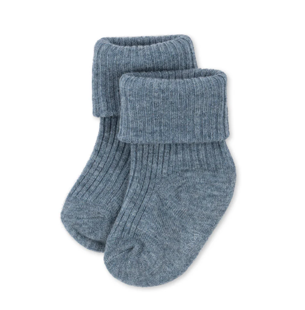 Lana Heavy Knitted Socks in Grey - Fanga Fontana