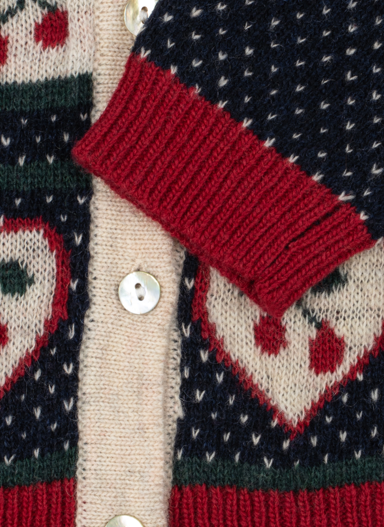 Belou Cherry Knit Cardigan-Konges Slojd FW26